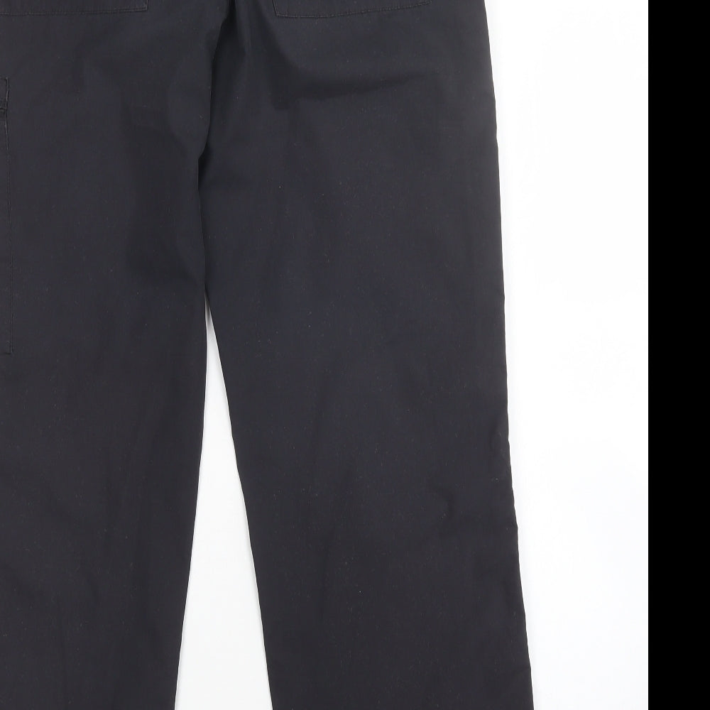 Mountain Warehouse Womens Black   Cargo Trousers Size 10 L29 in