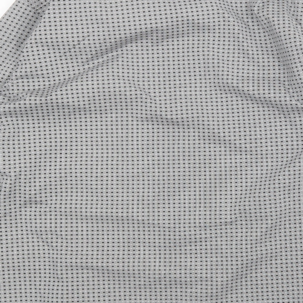 George Mens Multicoloured Geometric   Button-Up Size 2XL