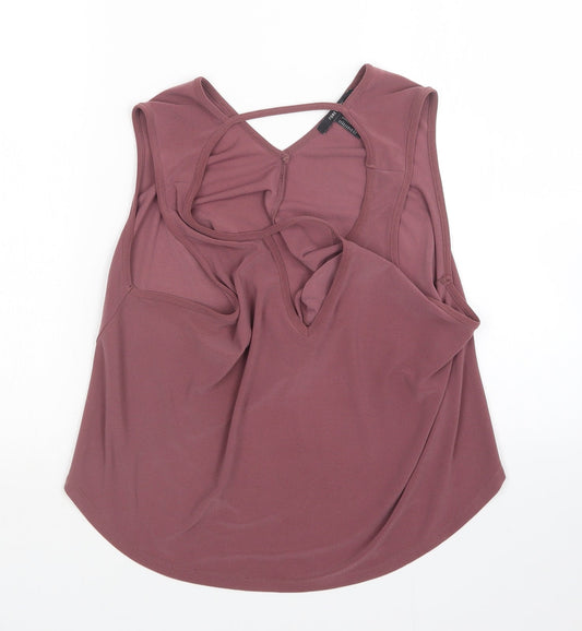 FOREVER 21 Womens Pink   Basic Blouse Size M