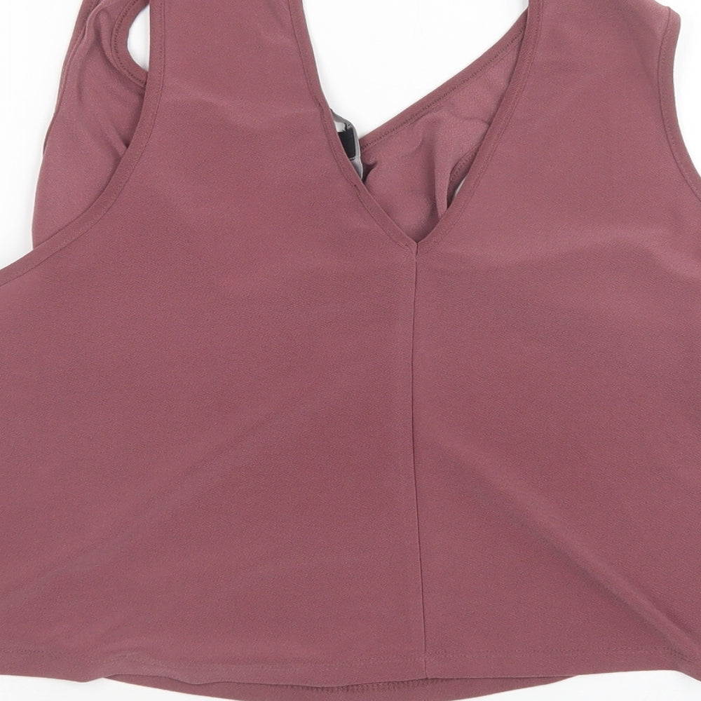 FOREVER 21 Womens Pink   Basic Blouse Size M