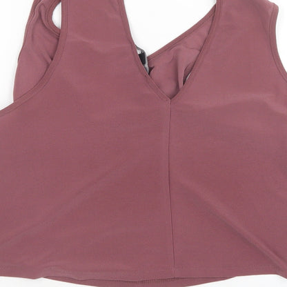 FOREVER 21 Womens Pink   Basic Blouse Size M