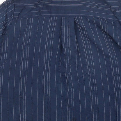 Boohoo Womens Blue   Basic Button-Up Size 10