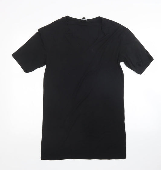 New Look Womens Black   T-Shirt Dress  Size 8