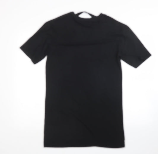 New Look Womens Black   T-Shirt Dress  Size 8