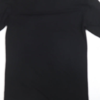 New Look Womens Black   T-Shirt Dress  Size 8
