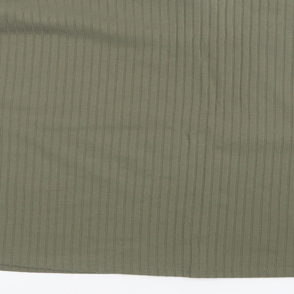 Womens UK Size M H&M Green Pullover Jumper