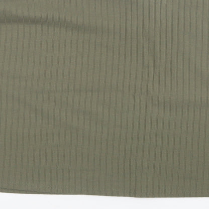 Womens UK Size M H&M Green Pullover Jumper