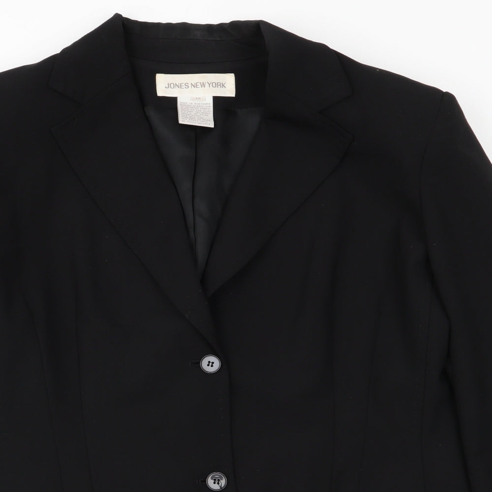Womens UK Size 12 Jones New York Black Jacket