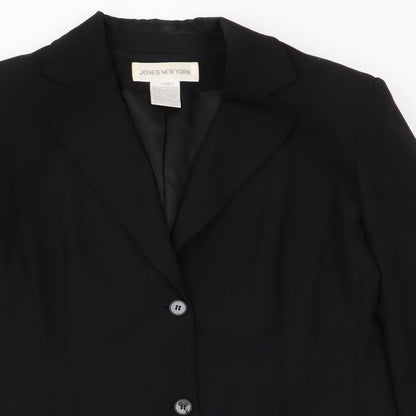 Womens UK Size 12 Jones New York Black Jacket