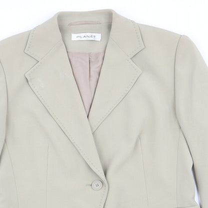 Planet Womens Beige   Jacket  Size 8