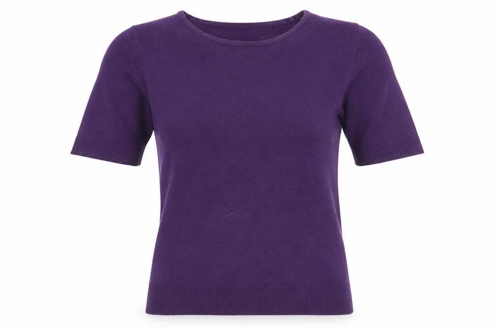 Womens UK Size 8 Marks and Spencer Purple Pullover Jumper