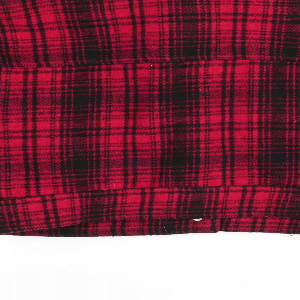 Womens UK Size 4 Missguided Red Bomber Jacket