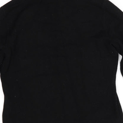 Womens UK Size  Preworn Black Pullover Jumper