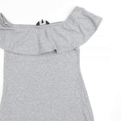 New Look Womens Grey   A-Line  Size 10