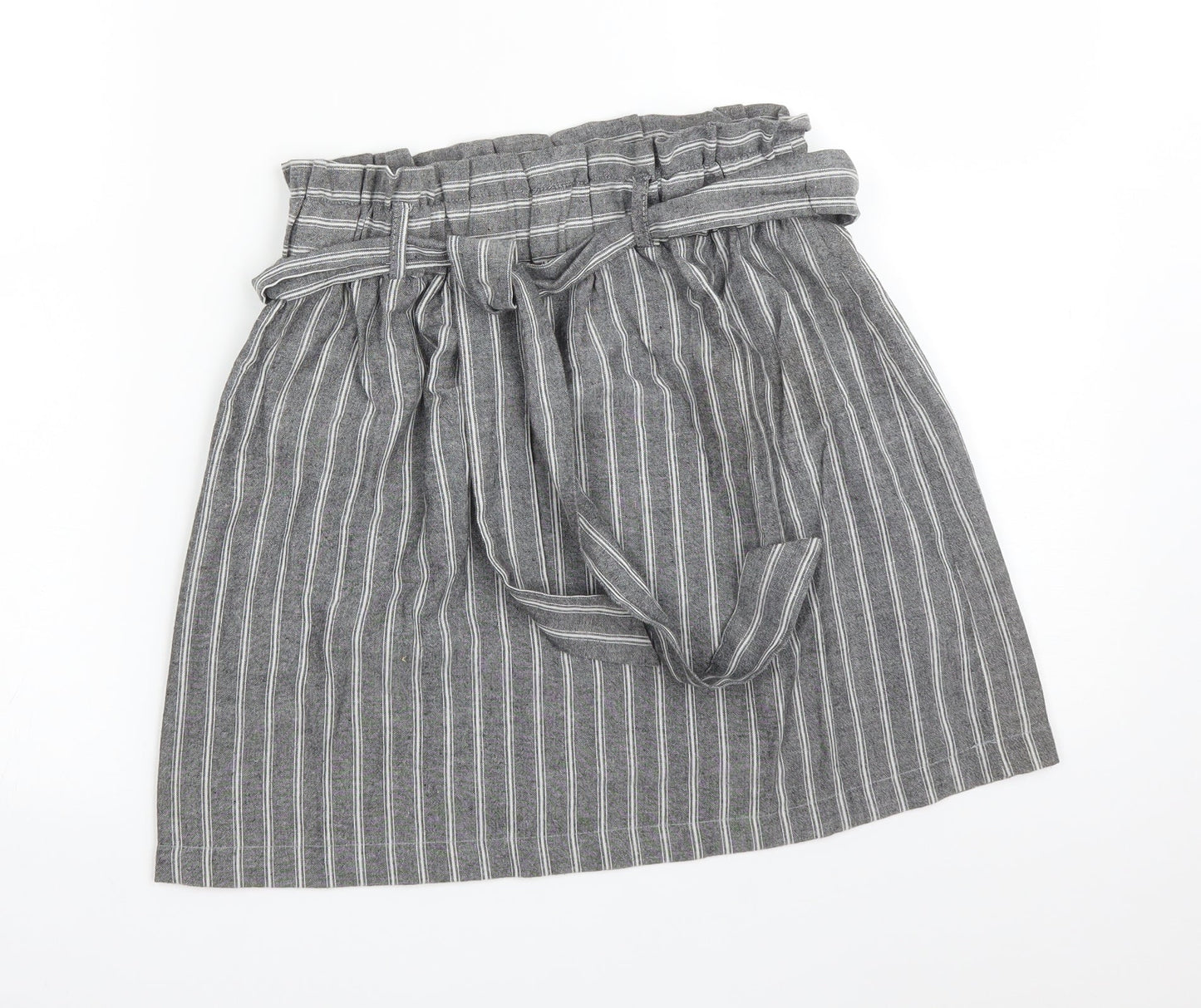 Primark Womens Multicoloured Striped  A-Line Skirt Size 10