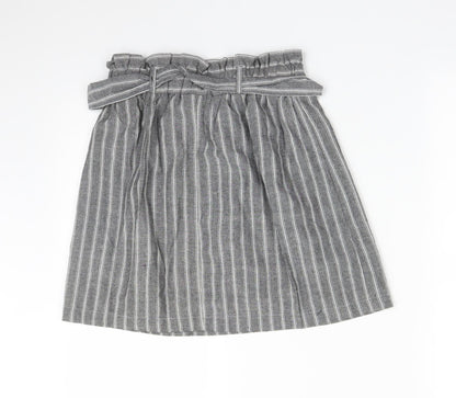 Primark Womens Multicoloured Striped  A-Line Skirt Size 10