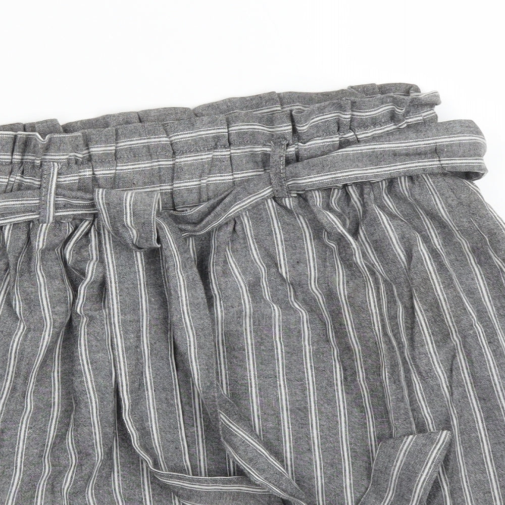 Primark Womens Multicoloured Striped  A-Line Skirt Size 10