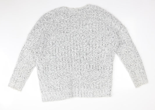 Primark Womens Grey   Cardigan Jumper Size L