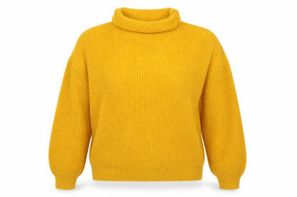 Womens UK Size 10 In the Style Yellow Pullover Jumper