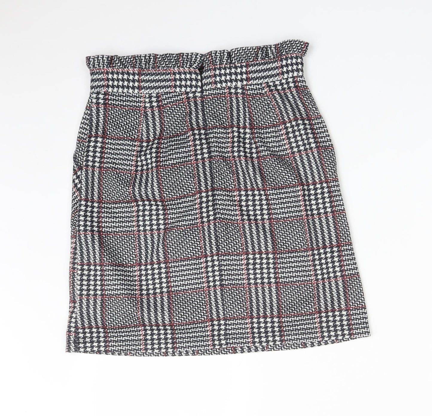 New Look Womens Multicoloured Check  Straight & Pencil Skirt Size 8