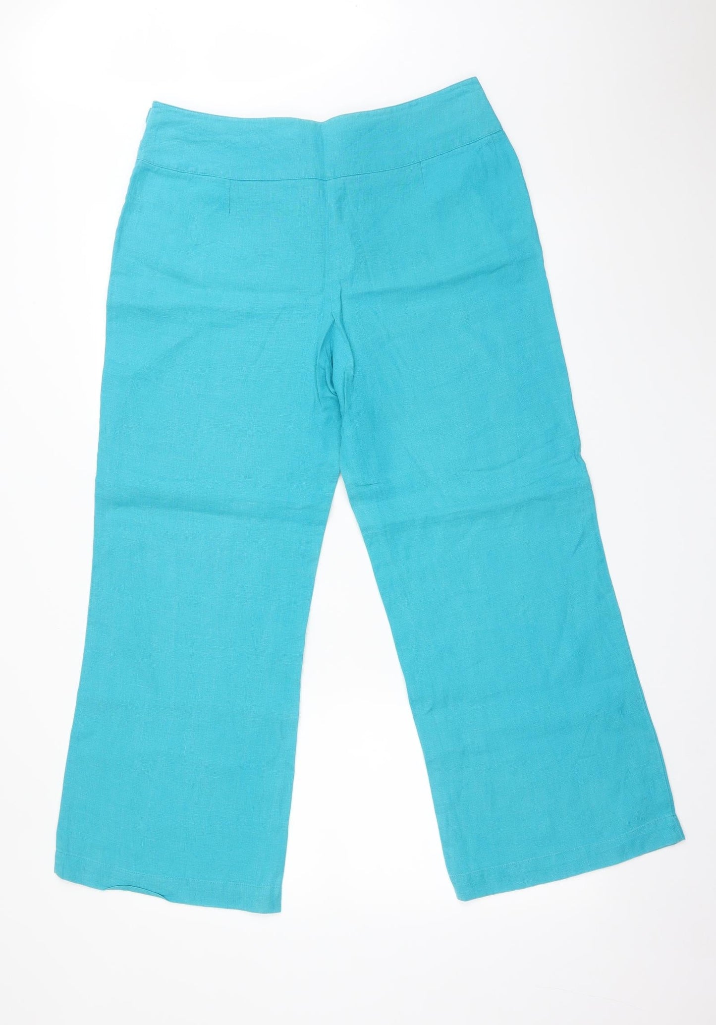 Per Una Womens Blue   Trousers  Size 14 L27 in