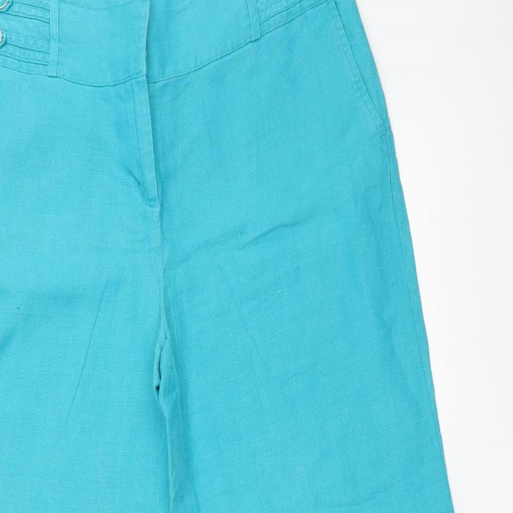 Per Una Womens Blue   Trousers  Size 14 L27 in