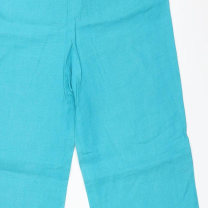 Per Una Womens Blue   Trousers  Size 14 L27 in
