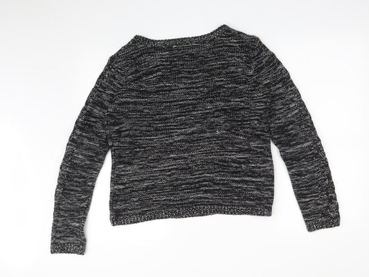 Womens UK Size S H&M Black Pullover Jumper