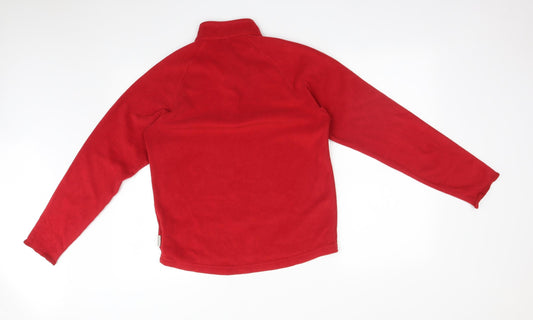 Womens UK Size S DECATHLON Red Pullover Jumper