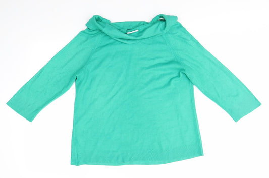 BHS Womens Green   Pullover Jumper Size 14