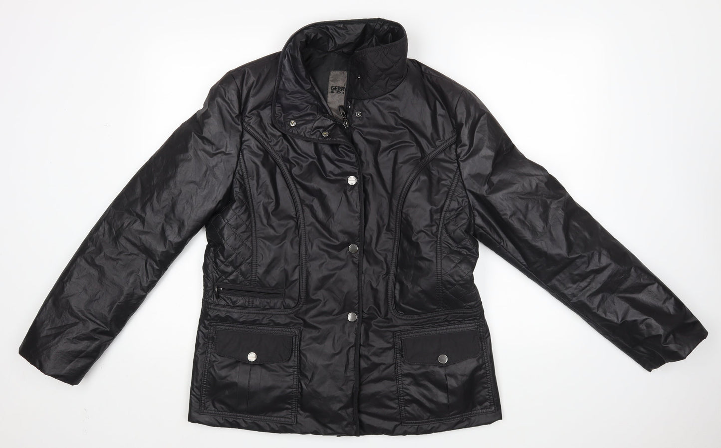 Gerry Weber Womens Black   Overcoat Coat Size 12