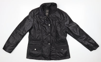 Gerry Weber Womens Black   Overcoat Coat Size 12