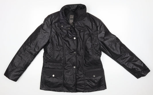 Gerry Weber Womens Black   Overcoat Coat Size 12