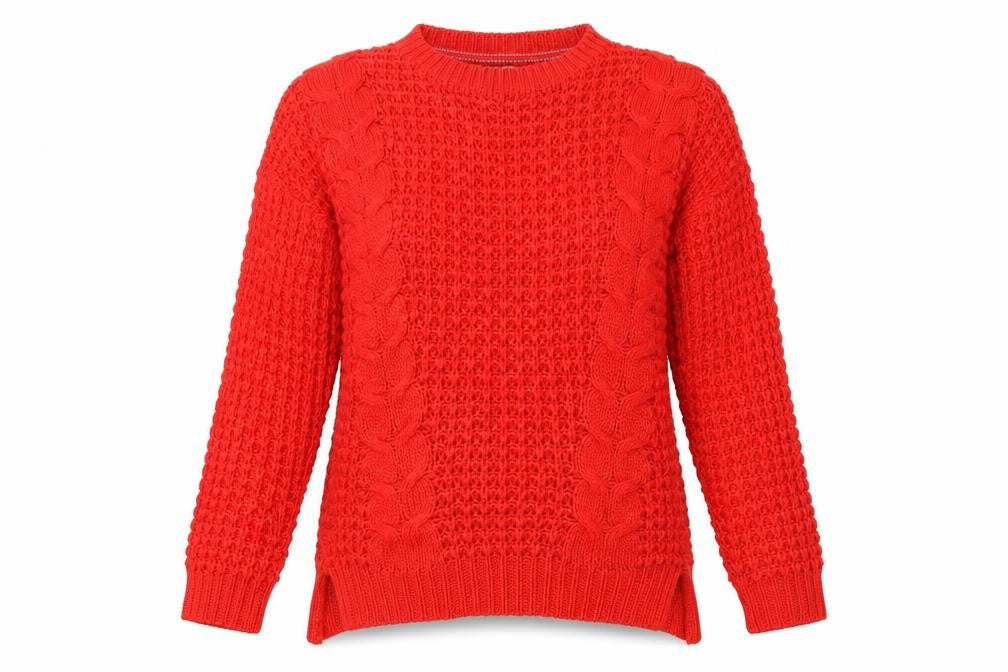 Womens UK Size S Matalan Red Pullover Jumper