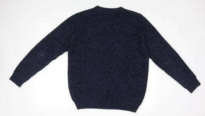 Sandstone & Co Men Mens Blue   Pullover Jumper Size M