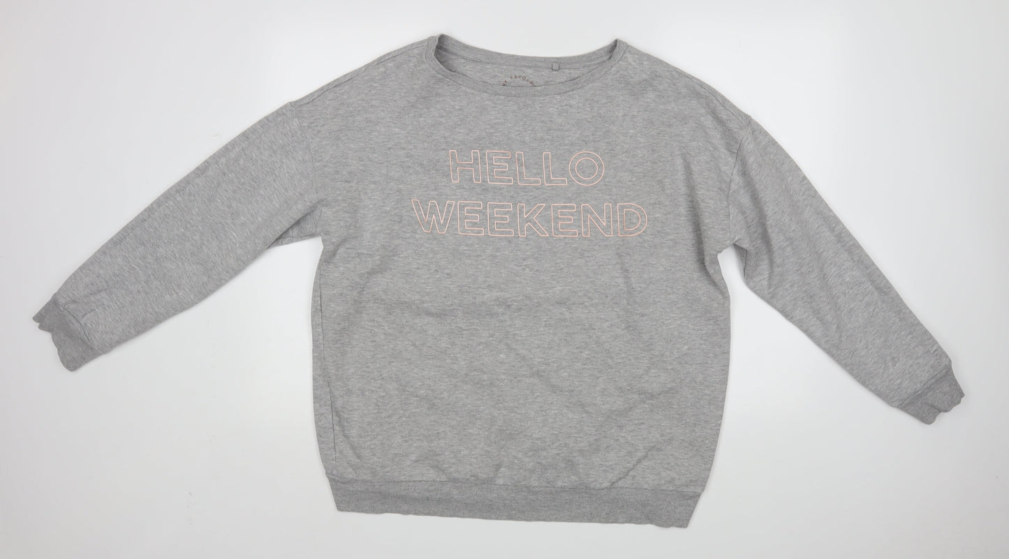 Womens UK Size L NEXT Grey Pullover Jumper