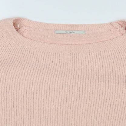 George Womens Pink   Pullover Jumper Size L