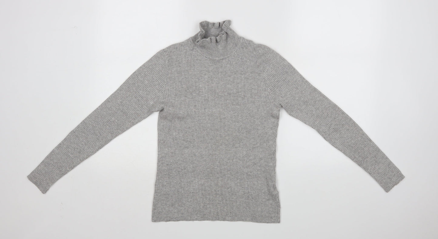 Womens UK Size 12 New Look Grey Pullover Jumper