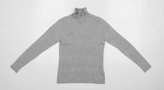 Womens UK Size 12 New Look Grey Pullover Jumper