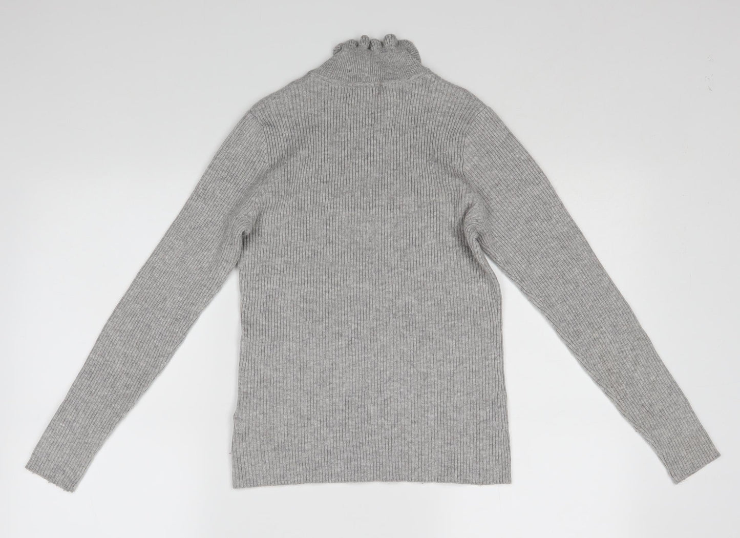 Womens UK Size 12 New Look Grey Pullover Jumper