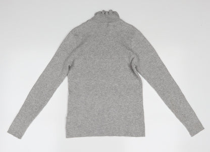 Womens UK Size 12 New Look Grey Pullover Jumper