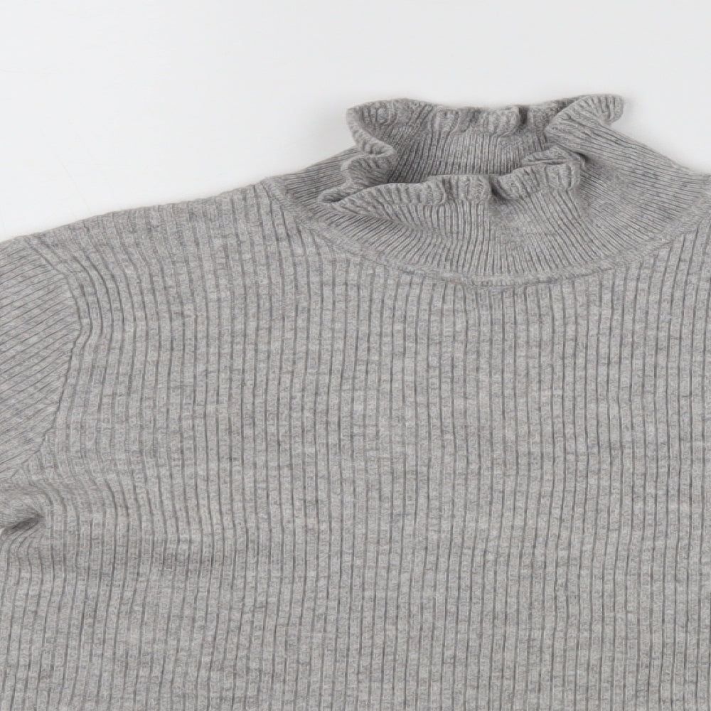 Womens UK Size 12 New Look Grey Pullover Jumper
