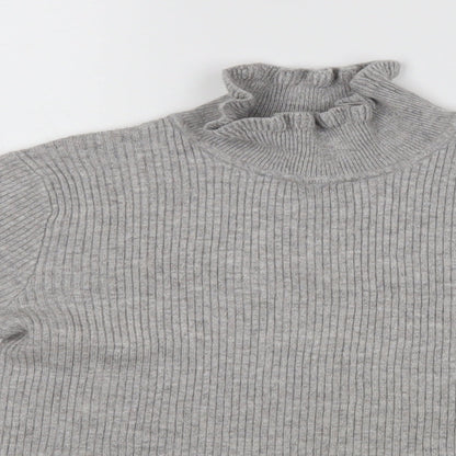 Womens UK Size 12 New Look Grey Pullover Jumper
