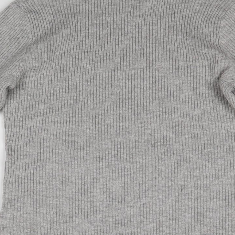 Womens UK Size 12 New Look Grey Pullover Jumper