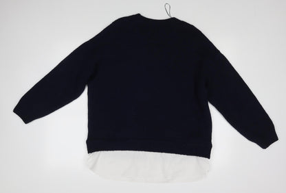 George Womens Blue   Pullover Jumper Size L