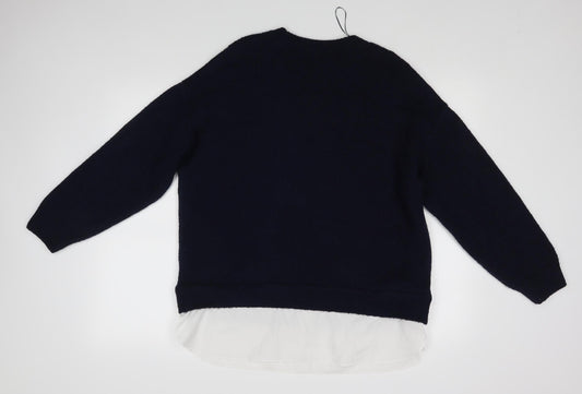 George Womens Blue   Pullover Jumper Size L