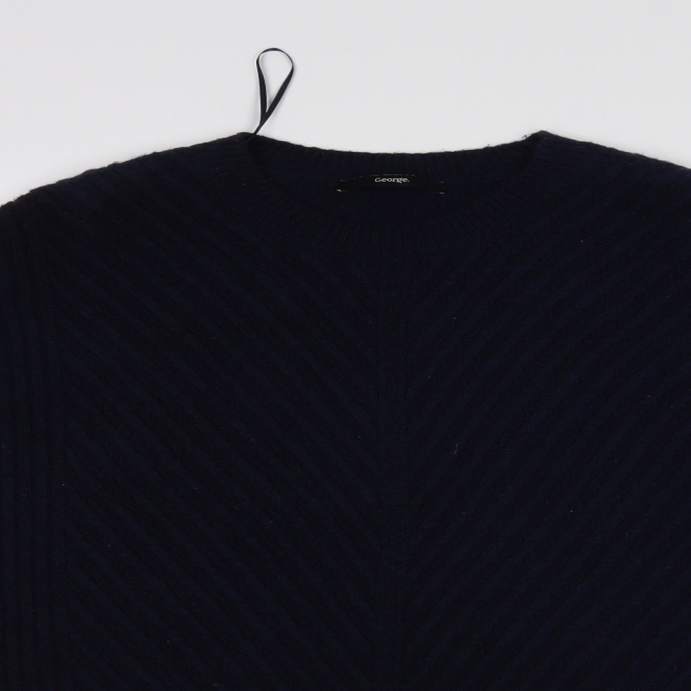George Womens Blue   Pullover Jumper Size L