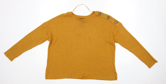 Primark Womens Orange   Pullover Jumper Size M