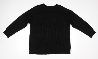 New Look Womens Black   Pullover Jumper Size M