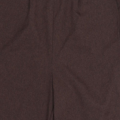BM Womens Brown   Dress Pants Trousers Size 16 L26 in